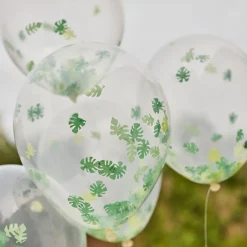 GINGER RAY Balony Lets Go Wild Z Confetti 5 Szt. Fi 30,5 Cm