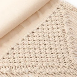 HOMLA Bieznik Halden Z Bezowa Makrama 40X160 Cm