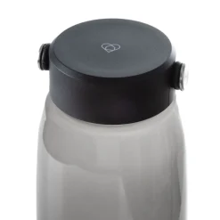 HOMLA Butelka Emoji Czarna Z Kwiatkami 1,2 L