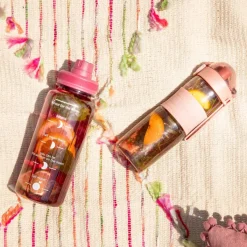 HOMLA Butelka Lunare Z Miarka Rozowa 0,95 L