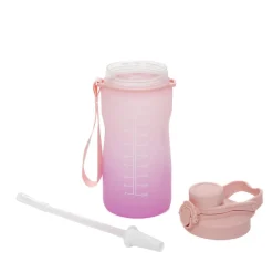 HOMLA Butelka Ombre Rozowa Ze Sznureczkiem 1,2 L