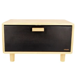 HOMLA Chlebak Bambou Czarny 35X23 Cm