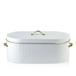 COOKINI Chlebak Sandy White Ze Zlotymi Elementami 18X34 Cm