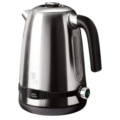 BERLINGER HAUS Czajnik Elektryczny Black Silver Eternal Z Regulacja Temperatury Srebry 1,7 L
