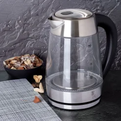 BERLINGER HAUS Czajnik Elektryczny Black Silver Eternal Z Regulacja Temperatury 1,7 L