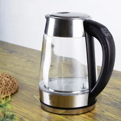 BERLINGER HAUS Czajnik Elektryczny Black Silver Eternal Z Regulacja Temperatury 1,7 L