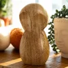 HOMLA Dekoracja Stojaca Abbou Sowa Z Drewna Mango 8X5,5X19 Cm