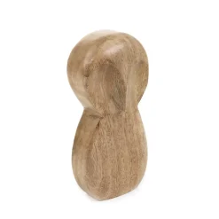 HOMLA Dekoracja Stojaca Abbou Sowa Z Drewna Mango 8X5,5X19 Cm