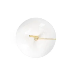 HOMLA Dekoracja Stojaca Keo Jablko Biale 9X12 Cm