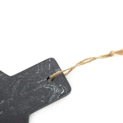 HOMLA Deska Marble Dekoracyjna Czarna 40X17 Cm