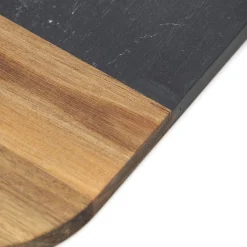 HOMLA Deska Marble Dekoracyjna Czarna 40X17 Cm