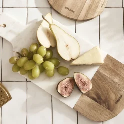 HOMLA Deska Marble Dekoracyjna Biala 40X17 Cm