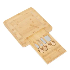 HOMLA Deska Rumi Do Serwowania Z 4 Nozykami 32X32 Cm