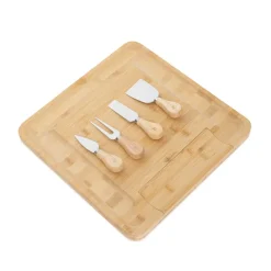 HOMLA Deska Rumi Do Serwowania Z 4 Nozykami 32X32 Cm