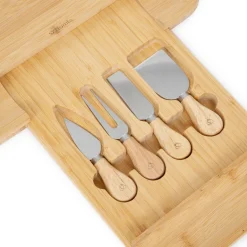 HOMLA Deska Rumi Do Serwowania Z 4 Nozykami 32X32 Cm