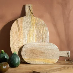 HOMLA Deska Soser Mango Drewniana Z Uchwytem 42X27 Cm