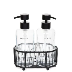 HOMLA Dozownik Glad Szklany, 2 Szt. 17X20 Cm