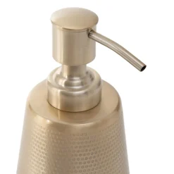 HOMLA Dozownik Nausa Zloty Z Ozdobnymi Wytloczeniami 6X6X20 Cm