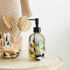 HOMLA Dozownik Rhory W Kolorowe Wzory 7.5X7.5X18 Cm