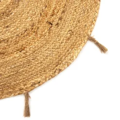 HOMLA Dywan Alana Jutowy Okragly 80 Cm