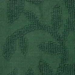 HOMLA Dywanik Lazienkowy Chelli Zakardowy Zielony W Listki 50X70Cm