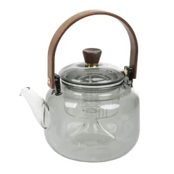 HOMLA Dzbanek Kallie Z Drewniana Raczka 1 L