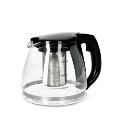 HOMLA Dzbanek Melzo Z Zaparzaczem Do Kawy I Herbaty Czarny 1,4 L