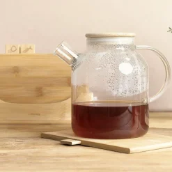 HOMLA Dzbanek Saffron Z Bambusowym Wieczkiem 1,8 L