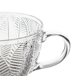 HOMLA Filizanka Barrel W Liscie Ze Zlota Nozka 0.36