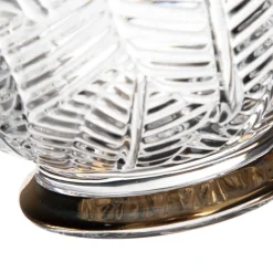 HOMLA Filizanka Barrel W Liscie Ze Zlota Nozka 0.36