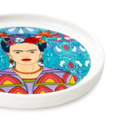 HOMLA Filizanka Frida Kahlo Do Espresso Ze Spodkiem Turkusowa 0,08 L