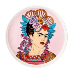 HOMLA Filizanka Frida Kahlo Ze Spodkiem Fioletowa 0,2 L