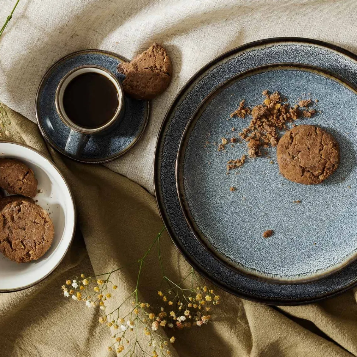 HOMLA Filizanka Larisa Do Espresso Ze Spodkiem Szara 0,08 L