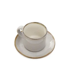 HOMLA Filizanka Larisa Do Espresso Ze Spodkiem Smietankowa 0,08 L