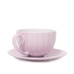 HOMLA Filizanka Mina Ze Spodkiem Fioletowa 0,28 L