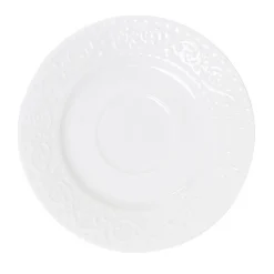 HOMLA Filizanka Sylia Duza Biala Z Ornamentem 0,25 L