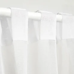 HOMLA Firanka Adi Z Pomponikami Biala 140X250 Cm