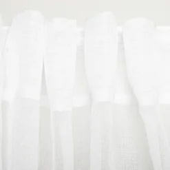 HOMLA Firanka Adi Z Pomponikami Biala 140X250 Cm