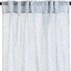 HOMLA Firanka Malica W Drobny Granatowy Wzor 140X250 Cm