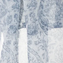 HOMLA Firanka Malica W Drobny Granatowy Wzor 140X250 Cm