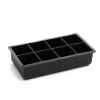 HOMLA Forma Alcole Na Kostki Lodu Kwadratowe Czarna 22X11 Cm
