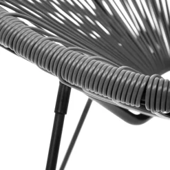 HOMLA Fotel Acapulco Ciemnoszary 93X73X85 Cm