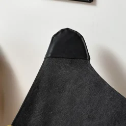 HOMLA Fotel Butterfly Z Metalowa Rama - Czarna Tkanina 70X80X102 Cm