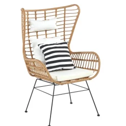 HOMLA Fotel Jardin Pleciony 70X80X110Cm