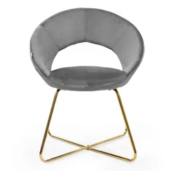 HOMLA Fotel Jared Welurowy 73X47X84 Cm