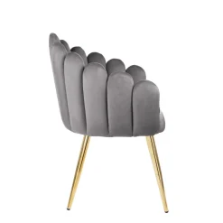 HOMLA Fotel Lana Welurowy 56X55X83 Cm