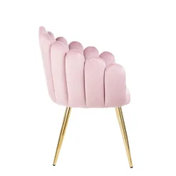 HOMLA Fotel Lana Welurowy 56X55X83 Cm