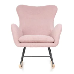 HOMLA Fotel Lunnie Bujany W Tkaninie Teddy Boucle 67X78X92 Cm