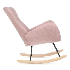 HOMLA Fotel Lunnie Bujany W Tkaninie Teddy Boucle 67X78X92 Cm