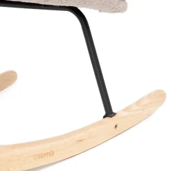 HOMLA Fotel Lunnie Bujany W Tkaninie Teddy Boucle 67X78X92 Cm